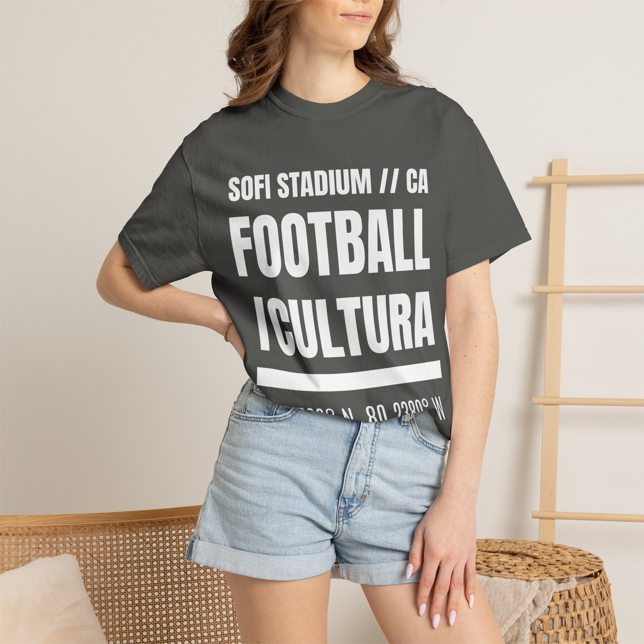SoFi Stadium - Football Cultura Heavyweight Tee