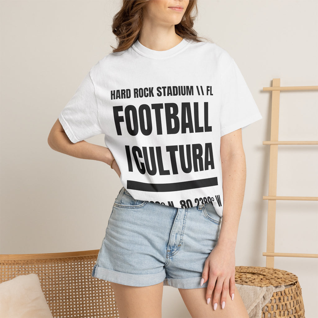 Hard Rock Stadium - Football Cultura Heavyweight Tee
