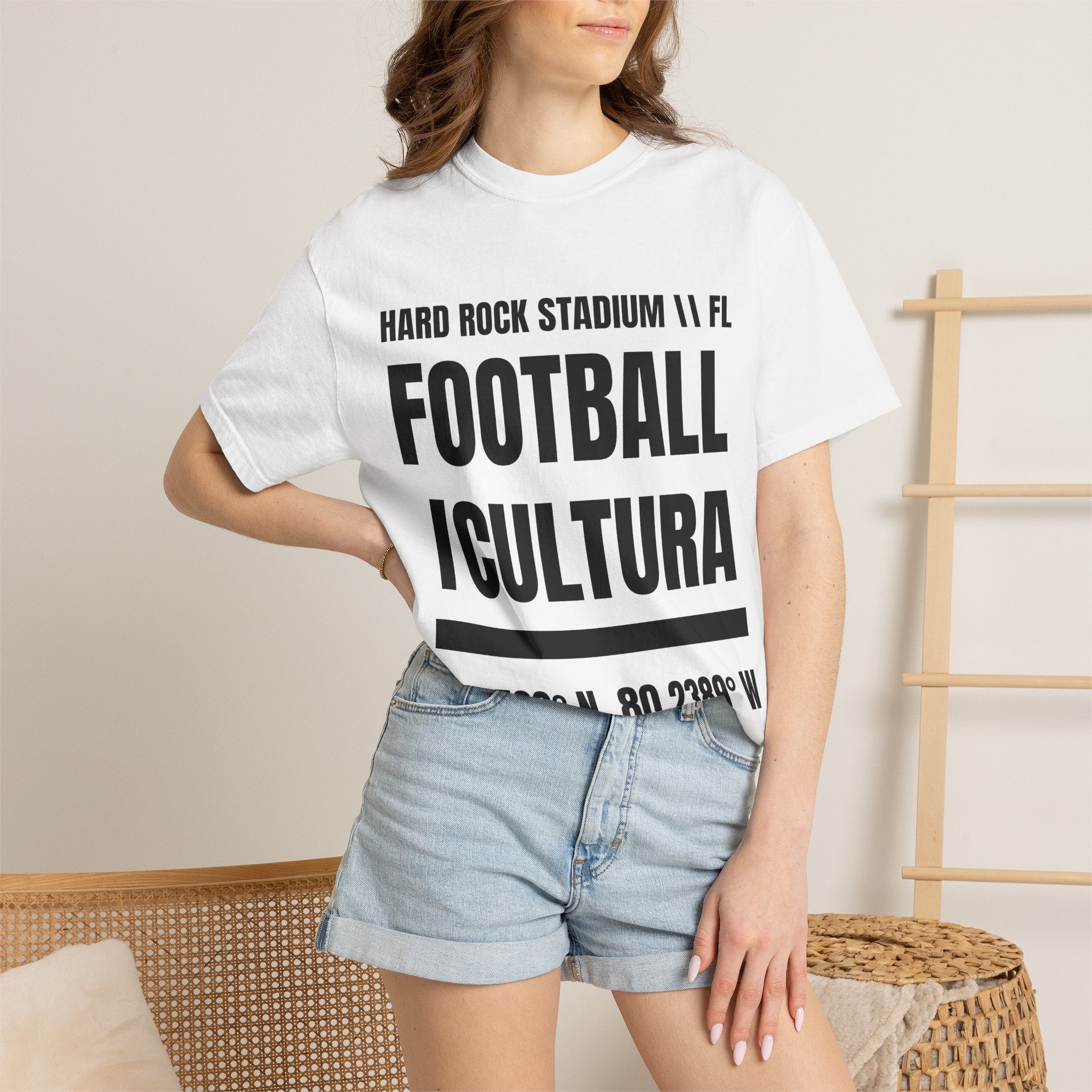 Hard Rock Stadium - Football Cultura Heavyweight Tee