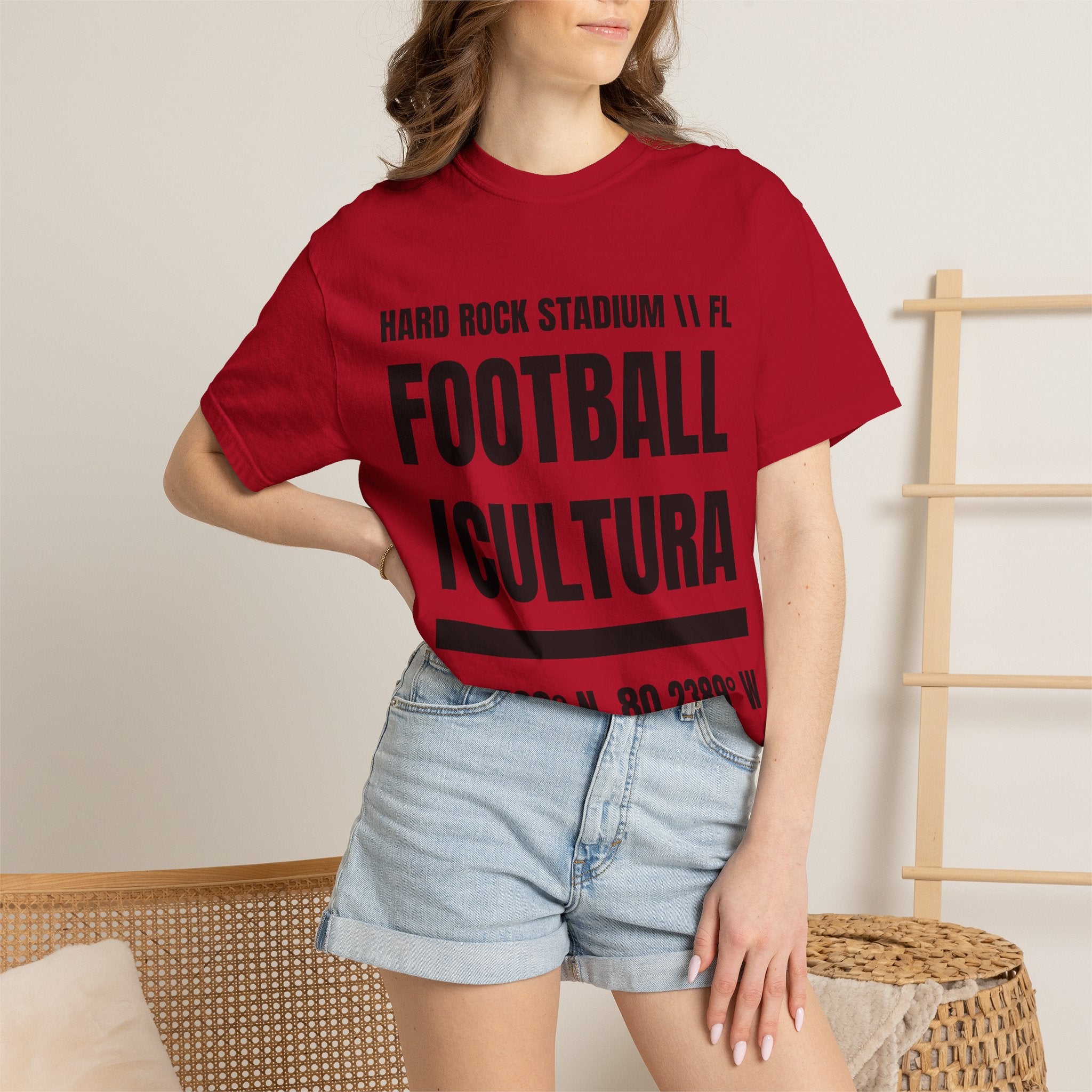 Hard Rock Stadium - Football Cultura Heavyweight Tee