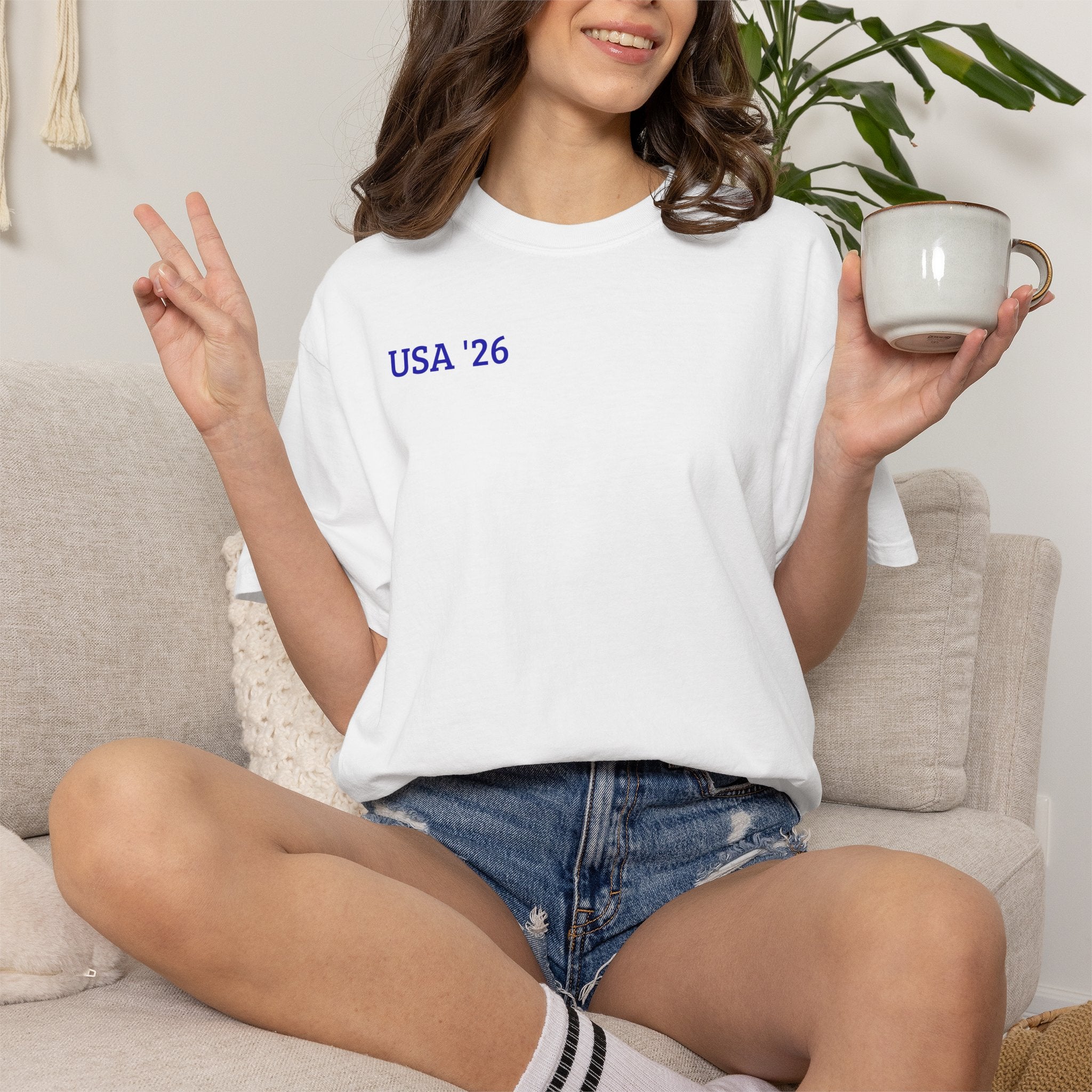 USA "Host Nation" Heavyweight Vintage Tee