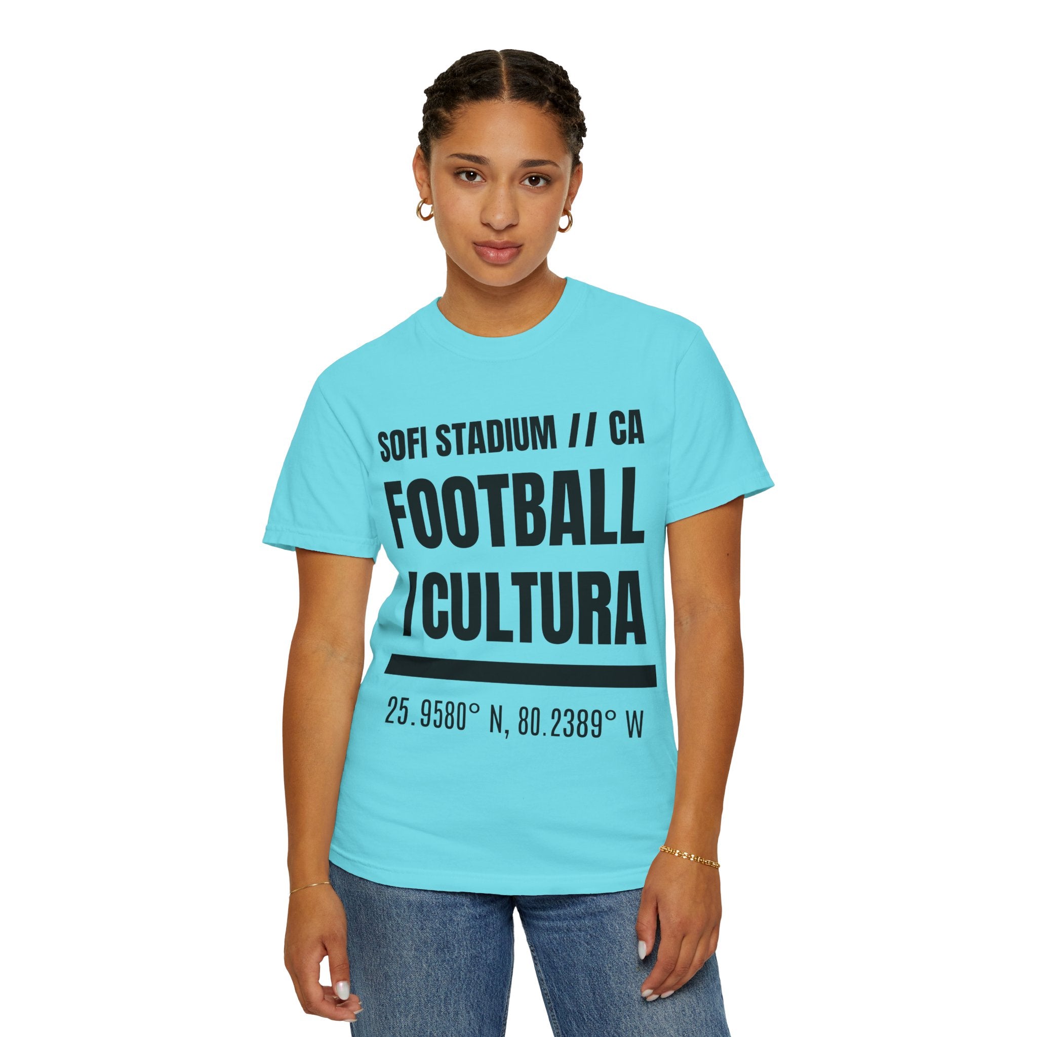 SoFi Stadium - Football Cultura Heavyweight Tee